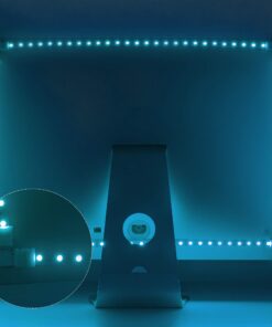 JACKYLED L Shape 4-Pin LED Connectors 10-Pack with 22Pcs Clips 10mm for Strip Lights 32 71g4ja7wNfL