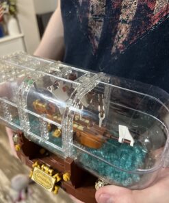 LEGO Ideas Ship in a Bottle 92177 Expert Building Kit, Snap Together Model Ship, Collectible Display Set and Toy for Adults (962 Pieces),Multicolor 51 71g4uJQaB9L