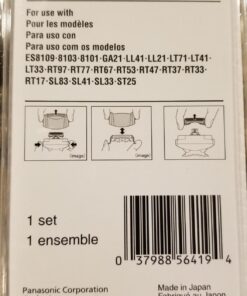 Panasonic Shaver Replacement Outer Foil and Inner Blade Set WES9013PC, Compatible with ARC3 3-Blade Shavers ES-LL41-K, ES8103S Replacement Inner Blade 24 71g4yY4Q5AL