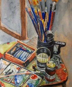 MyArtscape Artist Supplies Miniature Paint Brushes, Set of 12 for Detail & Fine Point Painting - use with Acrylic, Watercolor, Oil, Gouache - for Pinstriping, Warhammer 40k, Models & Lettering White 49 71g50jTD4L