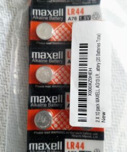 2 X 10 Pack MAXELL AG13 LR44 357 Button Cell Battery Hologram (20 Batteries Total) 10 Count (Pack of 2) 7 71g5KElTGAL