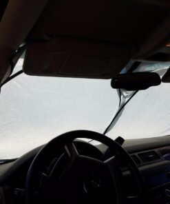 OxGord Front Windshield Sun-Shade for Car - Collapsible & Foldable Dashboard Reflector Shield for Small and Large Vehicles 19 71g5R r3wL 1