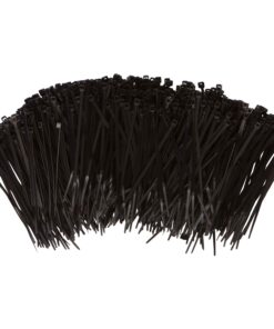 Morris Products Ultraviolet Black Nylon Cable Ties – 8 Inch Length –Heavy Duty, 50-Pound Tensile Strength – Cable Organization Applications – UV Safe, UL Approved – Pack of 1000 8" Length / 50lb Tensile Strength 6 71g6ULYgOuL