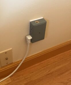 2 Side Entry 6-Way Electrical Socket Outlet Splitter In-Wall Tap Adapter In Grey 40 71g6rtE3zlL