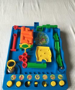 TOMY Games Screwball Scramble Marble Run Game for Kids - Timed Marble Maze Kids Games - Cooperative Board Games for Family Game Night - 1-4 Players - Ages 5 Years and Up Multicolored 31 71g7 1H2quL