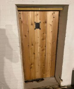 A29 Hardware Cast Iron Speakeasy Door Grill/Grille with Viewing Door, Black Powder Coat Finish, Medium Size Medium-Black 44 71g7AADmI7L