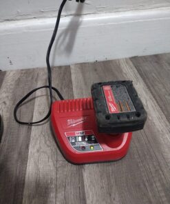 Milwaukee Genuine OEM 48-59-2401 M12 Lithium Ion 12 Volt Battery Charger w/LED Indicating, Red 34 71g81IWxrbL