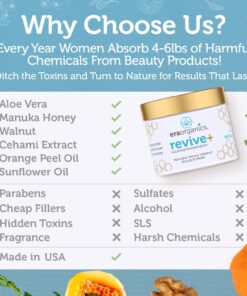 Era Organics Microdermabrasion Facial Scrub & Face Exfoliator - Spa Quality Exfoliating Mask with Manuka Honey Walnut Moisturizing Exfoliant for Dry Skin, Blackheads Wrinkles (2 oz) 2 Ounce (Pack of 1) 23 71g85fsSpOL 2