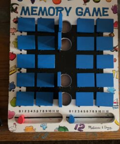 Melissa & Doug Flip to Win Travel Memory Game - Wooden Board, 7 Double-Sided Cards Games, Road Trip Essentials For Kids, Hangman Toddlers And Kids 5+ 58 71g87uZe6yL 1