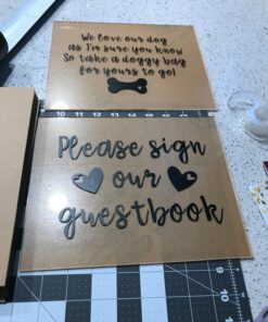 UNIQOOO 10 Pack Clear Acrylic Sign Acrylic Wedding Table Numbers, 8 x 10 inch, DIY Acrylic Sheet for Wedding Table Number Holder, Table Display Stand Signs for Party Events, Office 8x10",10 set 33 71g8OGrGpuL