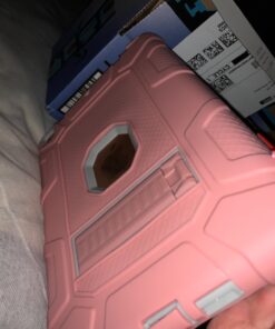 Rantice iPad 6th Generation Cases, iPad 5th Generation Case, iPad Air 2 Case, iPad 9.7 Case, Shockproof Rugged Drop Protection Cover Built with Kickstand for iPad 9.7'' A1893/A1954/A1822/A1823 Rose gold+Gray 45 71g8oPiXLEL