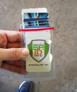 5 Pack - Premium Quick Release Lanyards with Detachable Buckle & Heavy Duty Waterproof Badge Holders by Specialist ID (Assorted Colors) Assorted 12 71g9zraGDCL