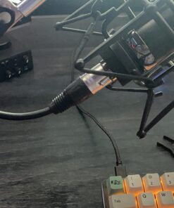 Amazon Basics XLR Microphone Cable for Speaker or PA System, All Copper Conductors, 6MM PVC Jacket, 10 Foot, Black 1-Pack 10 Feet 58 71gABTOBdL