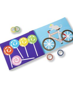 Melissa & Doug Tape Activity Book: 4 Rolls of Easy-Tear Tape and 20 Reusable Scenes 28 71gAeoBnEsL