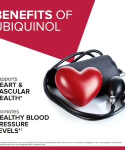 Qunol Mega Ubiquinol CoQ10 100mg, Superior Absorption, Patented Water and Fat Soluble Natural Supplement Form of Coenzyme Q10, Antioxidant for Heart Health, 120 Count (Pack of 1) Softgels 120 Count (Pack of 1) 20 71gBMe6i1fL