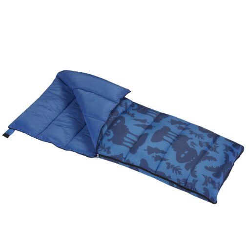 Wenzel Moose Youth 40-Degree Sleeping Bag Blue