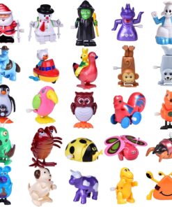 Wind Up Toys, 25pcs Wind-up Animals Flipping Walking Jumping Clockwork Bulk Toys for Kids Chritmas Gift Birthday Party Games Favors Prizes Christmas Goodie Bags Animal wind up toys 24 71gBn1mcyAL