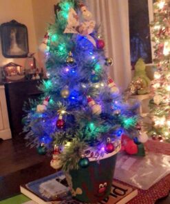 GDEALER 2 Pack LED Fairy Lights Halloween Battery Operated String Lights Waterproof 8 Modes Remote Control Color Changing Christmas Lights 60 LED 20 Feet Copper Wire Firefly Lights- Multicolor 48 71gCgdGH8QL