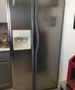 EZ FAUX DECOR Peel & Stick Faux Stainless Steel | Refrigerator Wrap | Cover for Dishwashers & Appliances | Self Adhesive Stainless Contact Vinyl Paper 36 in x 144 in (12ft) 57 71gCqrVV2hL