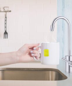 Ready Hot 41-RH-200-F560-CH Instant Hot Water Dispenser System, 2.5 Quarts, Manual Dial Dual Lever Hot and Cold Water Faucet Polished Chrome Manual Hot & Cold 22 71gCyjPyQJL