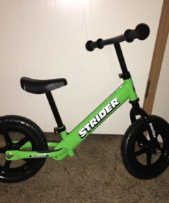 Strider 12” Classic Bike - No Pedal Balance Bicycle for Kids 18 Months to 3 Years - Includes Built-In Footrest, Handlebar Grips & Flat-Free Tires N 23 71gDHQiDzJL