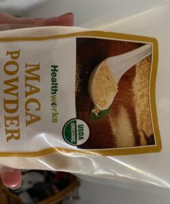 Healthworks Maca Powder Raw (16 Ounces / 1 Pound) | Certified Organic Flour Use | Keto, Vegan & Non-GMO | Premium Peruvian Origin | Breakfast, Smoothies, Baking & Coffee | Antioxidant Superfood 29 71gE9L0rlL 1