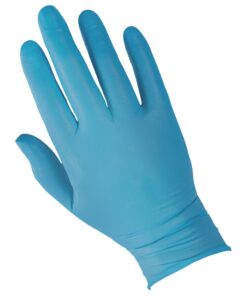 Alternative view of Kleenguard G10 Flex Blue Nitrile Gloves (38522), X-Large, Powder-Free, 2 Mil, 9.5”, Food Handling, Ambidextrous, Thin Mil, 100 Gloves / Box, 10 Boxes / Case, 1,000 / Case,100 Count(Pack of 10) 100 Count(Pack of 10)