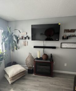 Pipishell Full Motion TV Wall Mount for Most 26-60 inch Flat & Curved TVs up to 77 lbs, Adjustable Bracket Height, Single Articulating Arm, Extension, Max VESA 400x400mm, PIMF9 34 71gFObc92yL 1