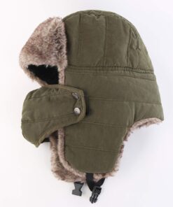 Connectyle Trooper Trapper Hat Warm Winter Hats Hunting Hat with Mask Ear Flaps Large Army Green 22 71gFbWnpUL