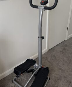 Sunny Health & Fitness Smart Twist Stair Stepper Machine with Handlebar, Space Saving, w Optional SunnyFit® App Enhanced Connectivity Orginal 30 71gFtCn17QL 1