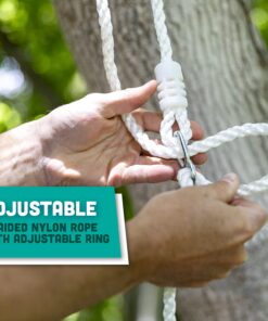 Squirrel Products Heavy Duty Green Disc Tree Swing with Rope for Outdoor Play - Easy DIY Addition to Playset or Tree 22 71gG3yGvZMS