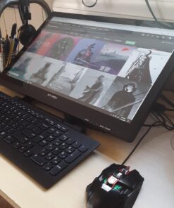 XPPen Artist 22 2nd Drawing Tablet with Screen Graphics Tablet 122% sRGB with 8192 Levels Battery-Free Stylus, 21.5inch Pen Display Compatible with Windows, Mac, Linux with Adjustable Stand 21.5 Inch 37 71gGJMnd5dL