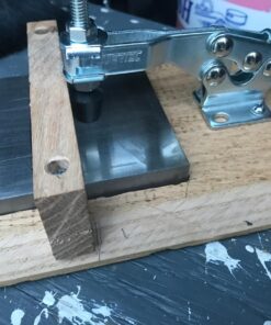 POWERTEC 20301 Quick Release Horizontal Toggle Clamp 225D - 500 lb Holding Capacity w Rubber Pressure Tip, 1PK 225D, 500lbs 19 71gGQOCXzWL