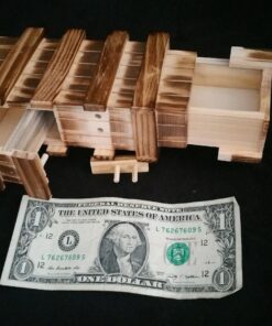 lowpricenice Magic Wooden Box with Extra Secure Secret Drawer, Brown 15 71gGzN6jgAL