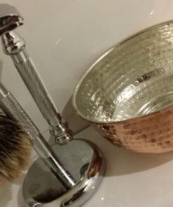 Parker Safety Razor, 99R Chrome Long Handle Heavyweight Butterfly Open Double Edge Safety Razor for Men, 5 Parker Premium Platinum Double Edge Razor Blades Included 61 71gH1QUPcOL