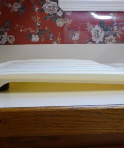 Slipstick CB511 1 Inch Tall Floor Protector Furniture Feet with Non Slip Rubber Grip (Set of 4) 2" Wide x 1" Height - Black Plastic 1" Tall (4 Pack) 23 71gHXDhMQvL