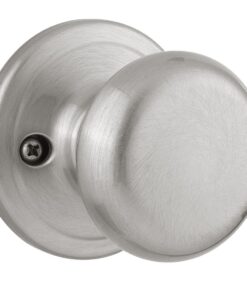 Kwikset Juno Interior Passage Door Knob, Handle For Closet and Hallway Doors, Non-Locking Doorknob in Satin Nickel, with Microban Protection 20 71gI9 RZL