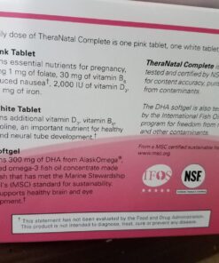 Theralogix TheraNatal Complete Prenatal Vitamin Supplement - 91-Day Supply - with DHA, Vitamin D3, Folate, Iodine, Choline, Iron, Vitamin B6 & More - NSF Certified - 182 Tablets & 91 Softgels 23 71gIkAjaXOL
