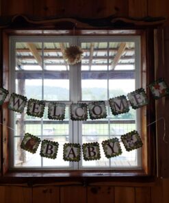 Sweet Baby Co. Neutral Sage Green Balloon Garland Kit Woodland Arch with Light Sage, Cocoa, Brown, Gold, White Balloons for Baby Shower Decorations, Hunter Jungle Theme Party Supplies, Safari Decor 52 71gIrW2OatL