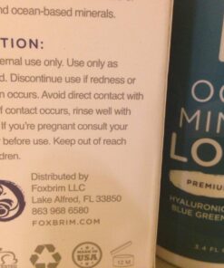 Ocean Mineral Facial Moisturizer - Natural & Organic Face Lotion for Women Daily Use - Sensitive Oily Dry and Other Skin Types - Anti Aging Hydrating - Seaweed Bio-Complex 2 oz 48 71gJQZeHNL