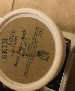SKIN FOOD Black Sugar Mask Wash Off 4.05 fl. oz.(120g) - Black Sugar Scrub - Sugar Face Scrub to Hydrate and Nourish the Skin - Exfoliating Sugar Scrub - Facial Mask Wash Off Sugar Scrub 3.52 Fl Oz (Pack of 1) 33 71gJoxVd84L