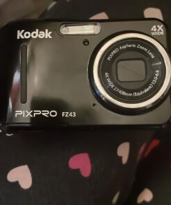 Kodak PIXPRO Friendly Zoom FZ43-BK 16MP Digital Camera with 4X Optical Zoom and 2.7" LCD Screen (Black) Black 35 71gKOerXb L