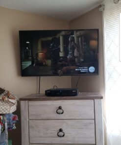 Mount-It! Articulating TV Wall Mount Corner Bracket, VESA 400 x 400 Compatible, Stable Dual Arm Full Motion, Swivel, Tilt Fits 32, 37, 40, 42, 47, 50 Inch TVs, 115 Lbs Capacity with HDMI Cable Black 49 71gMCfG pAL