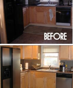 EZ FAUX DECOR Peel & Stick Faux Stainless Steel | Refrigerator Wrap | Cover for Dishwashers & Appliances | Self Adhesive Stainless Contact Vinyl Paper 36 in x 144 in (12ft) 35 71gNSjmjnL