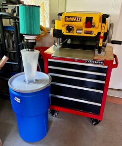 Eagle 14 Gallon High Density Polyethylene Lab Pack Barrel Drum with Metal Lever-lock Lid, 26.5" Height, 15" Diameter, Blue, 1610MB 41 71gNT9FOBdL