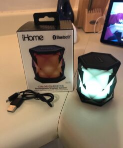 iHome Color Changing Rechargeable Bluetooth Wireless Speaker with Speakerphone OPEN BOX 19 71gNgzvDU9L