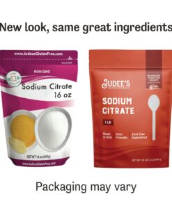 Judee’s Sodium Citrate - 1lb (16oz) Resealable Pouch | 100% Non-GMO, Keto-Friendly, Gluten-Free & Nut-Free | Food Grade | Great for Molecular Gastronomy Cooking 19 71gP9e1ah4S 2