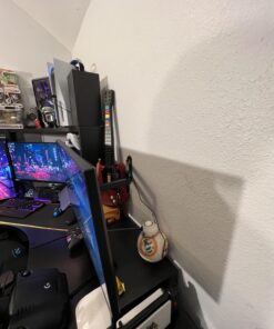 WALI TV Wall Mount Articulating LCD Monitor Full Motion 15 inch Extension Arm Tilt Swivel for Most 13 to 32 inch LED TV Flat Panel Screen with Mounting Holes up to 100x100mm (1330LM), Black 38 71gPgTbacL