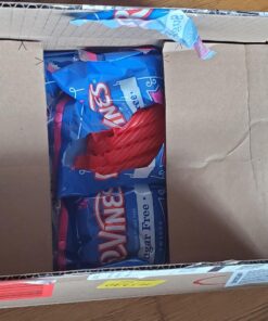 Red Vines Sugar Free Licorice, Strawberry Flavor, Soft & Chewy Candy Twists, 5oz Bags (12 Pack) 10 71gPgyoZqmL