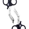 Madison Supply Medical Scissors, EMT and Trauma Shears - 7.5 Inch Premium Quality Stainless Steel Bandage Scissors - Fluoride-Coated with Non-Stick Blades - 2 Pack (Black/Stainless) 2-Pack Black Handle/Stainless Blades 21 71gQ6tCATwL